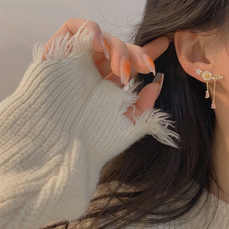 Kirschblüten-Ohrhänger - Gianna