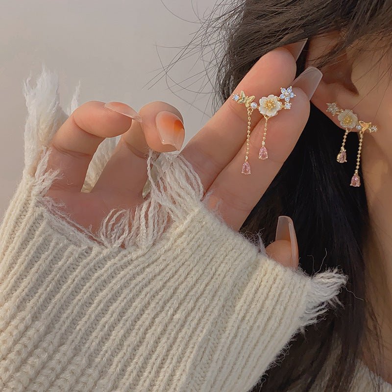 Kirschblüten-Ohrhänger - Gianna