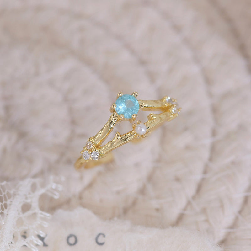 Kirschblüten-Ring-Set