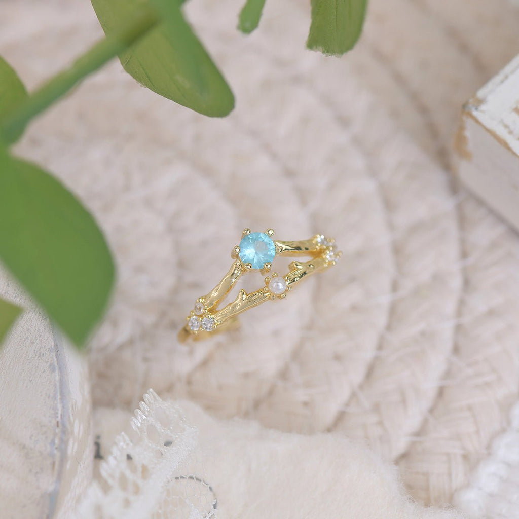 Kirschblüten-Ring-Set