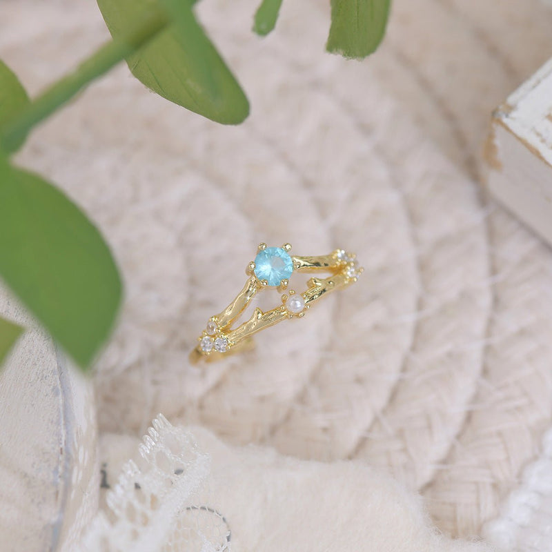 Kirschblüten-Ring-Set