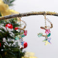 Weihnachtsbaum-Ohrringe