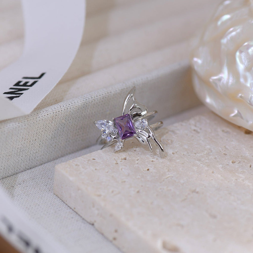 [Ausverkauf] Amethyst Ring Set