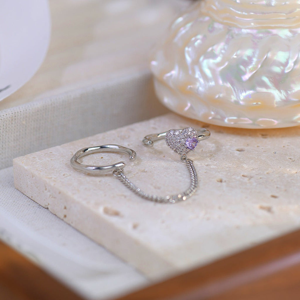 [Ausverkauf] Amethyst Ring Set