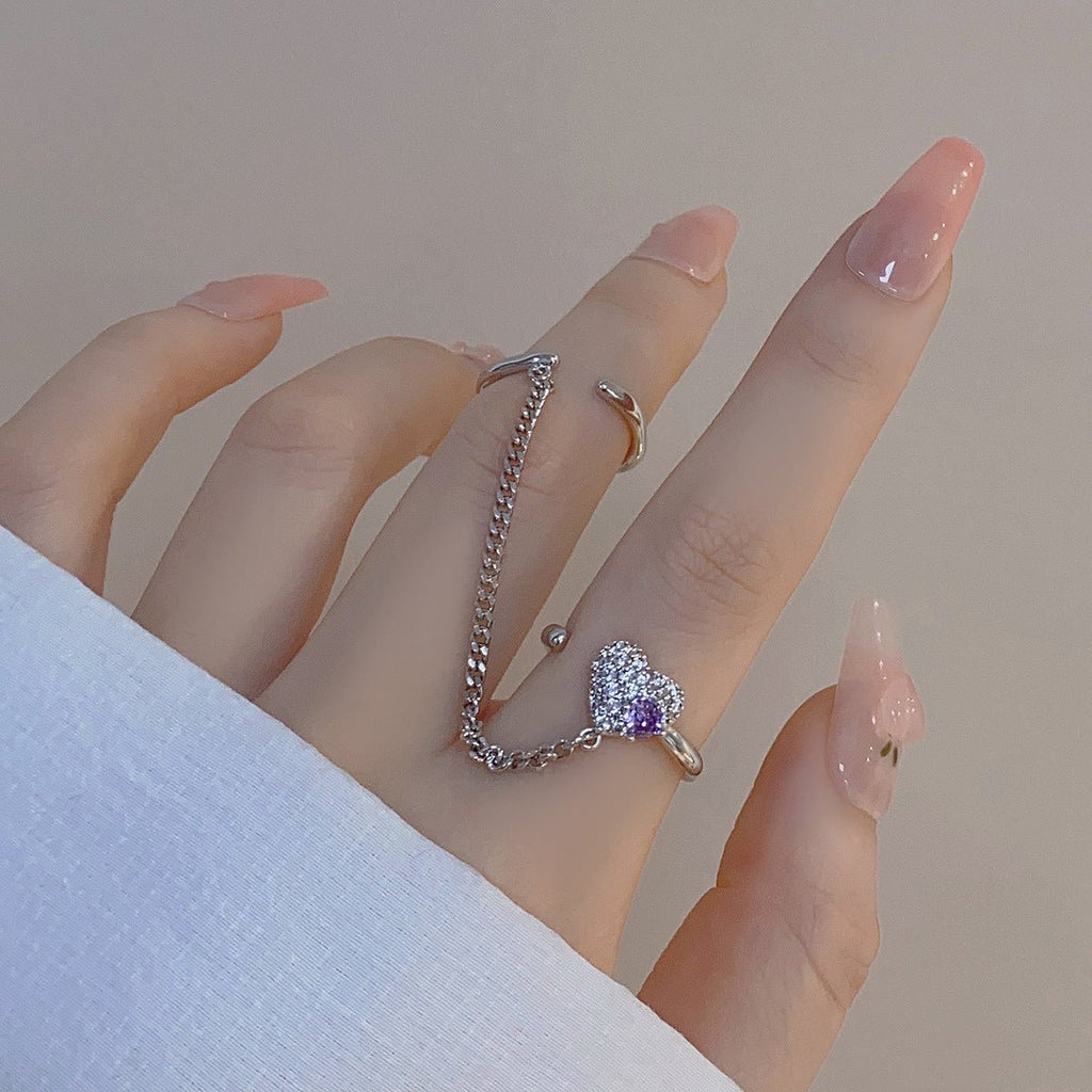 [Ausverkauf] Amethyst Ring Set