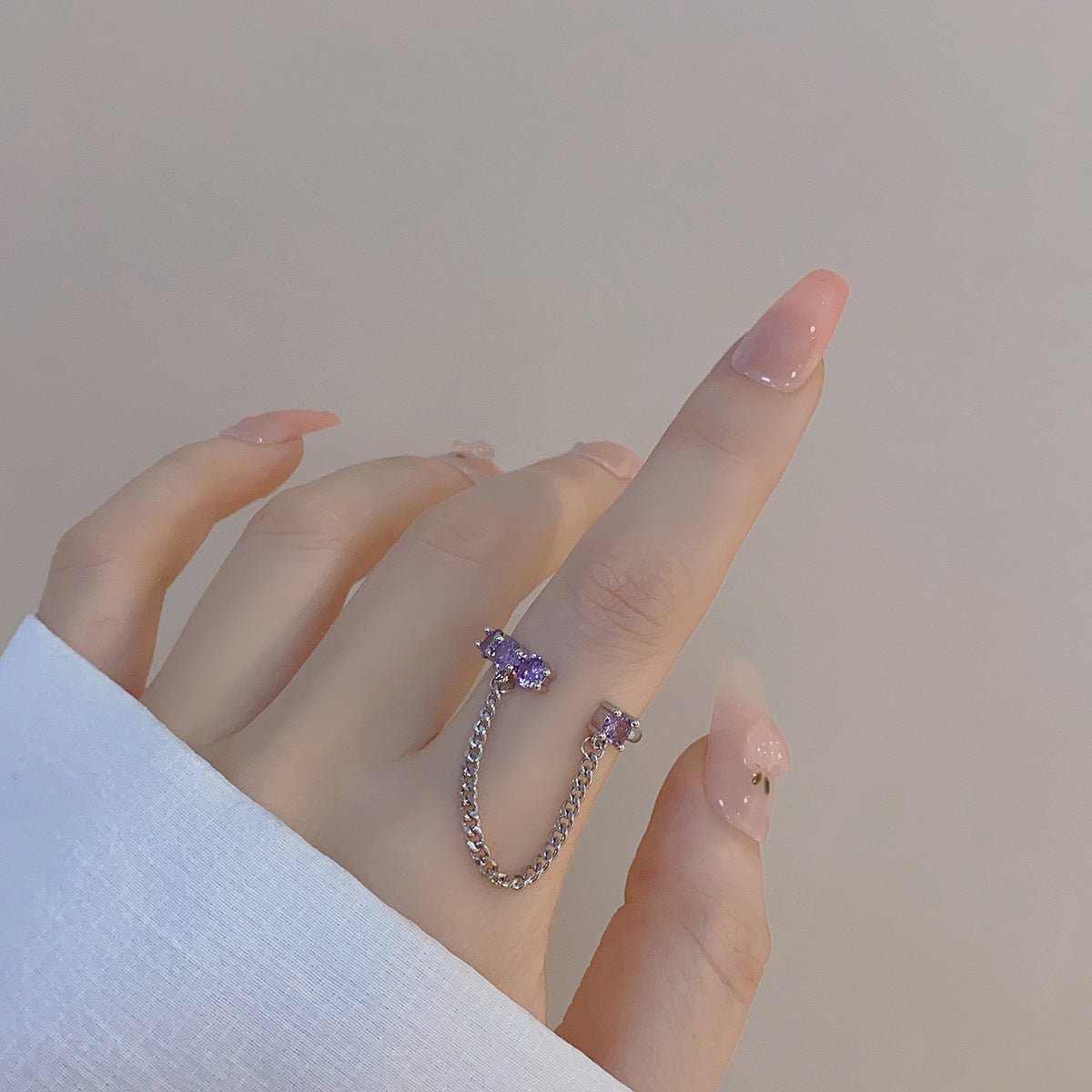 [Ausverkauf] Amethyst Ring Set