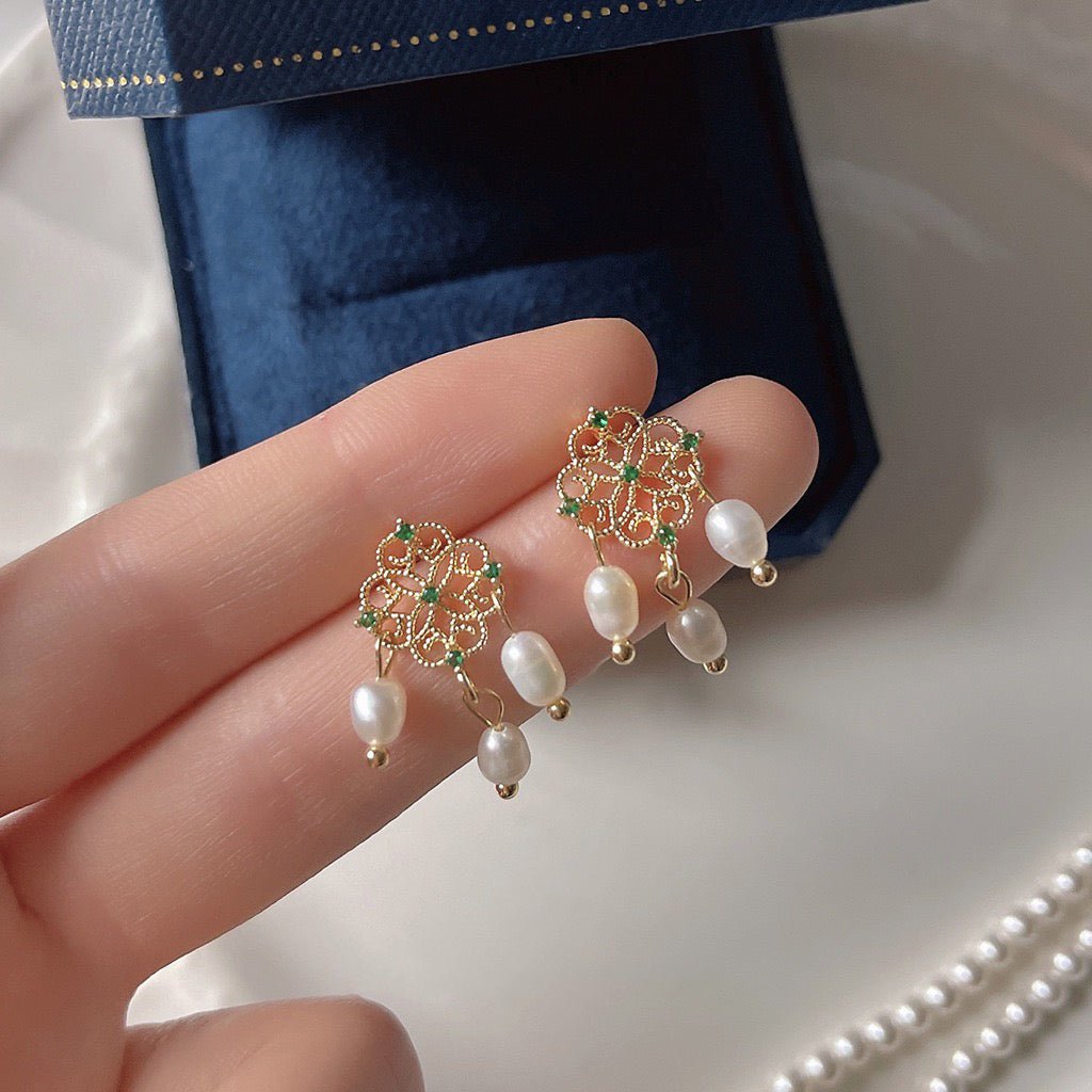 [Ausverkauf] Barock Ohrringe - Patricia