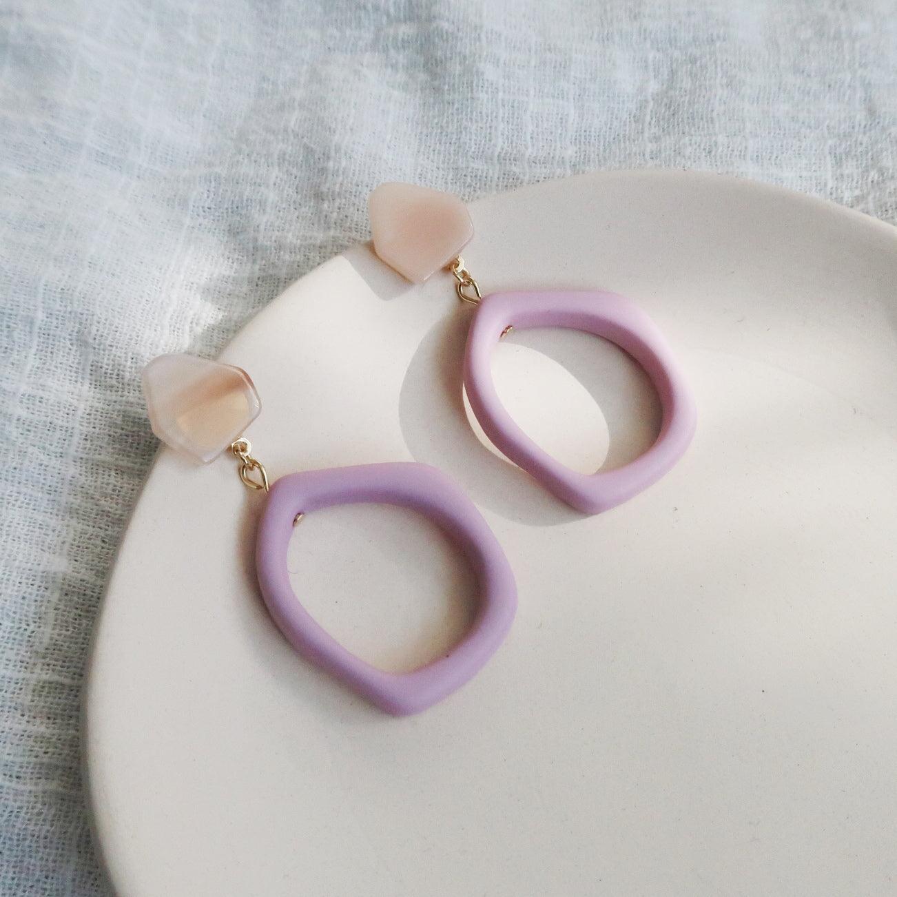 [Ausverkauf] Geometrie-Ohrringe (3 Farben)