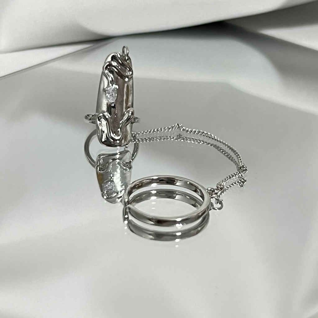 [Ausverkauf] Nail Art Ringe - Alita (4er Set)