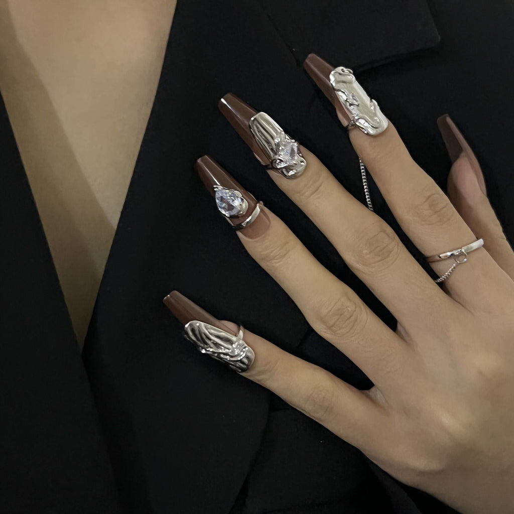 [Ausverkauf] Nail Art Ringe - Alita (4er Set)