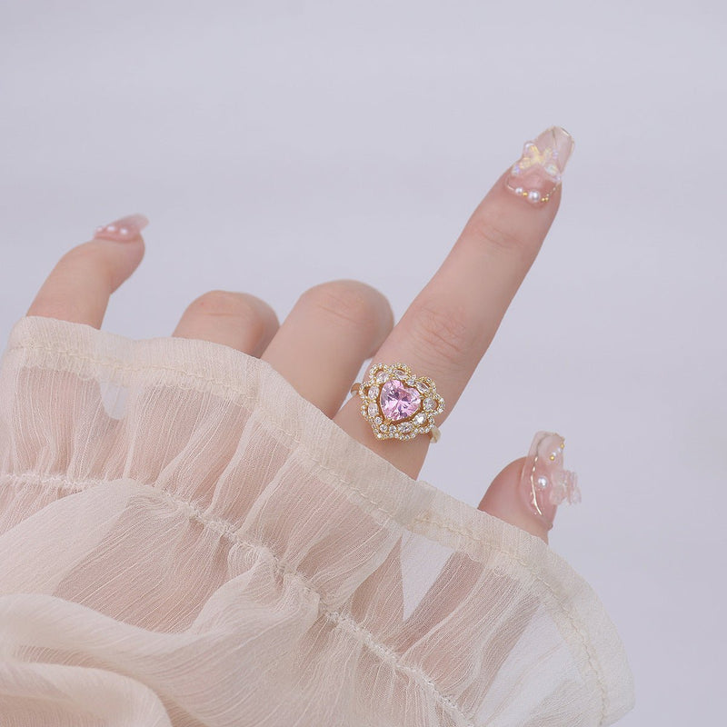 [Ausverkauf] Rosa Herzring - Melody