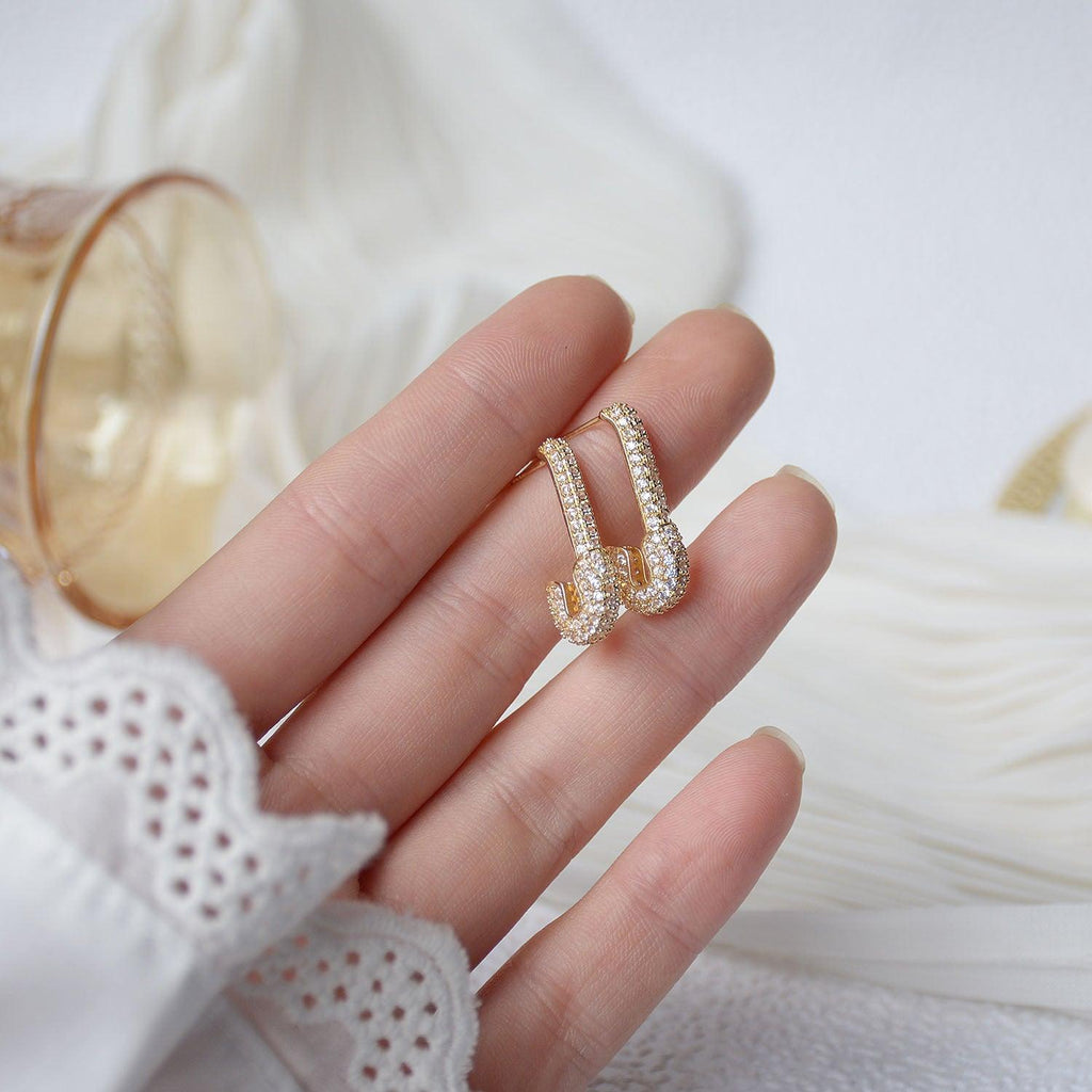 [Ausverkauf] Sicherheitsnadel-Ohrringe