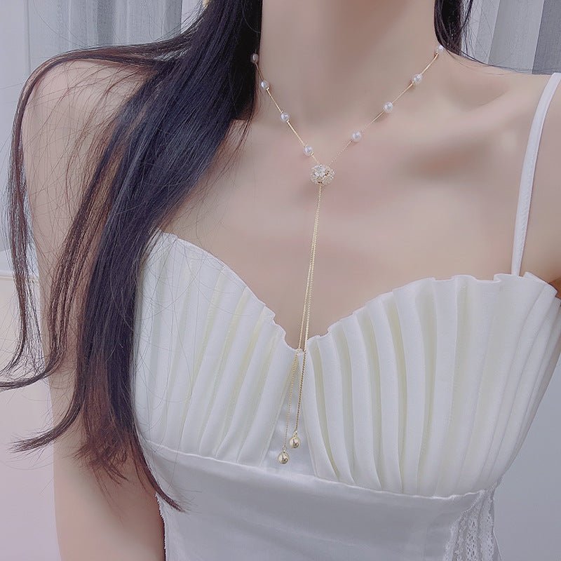 [Ausverkauf] Muschelblumen-Halskette