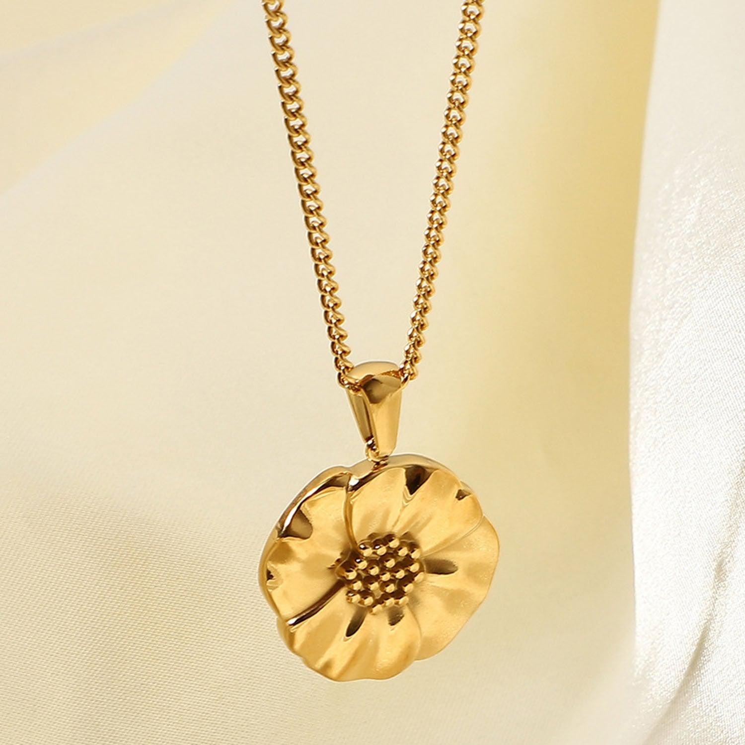 Gedenkkette mit Mohnblume