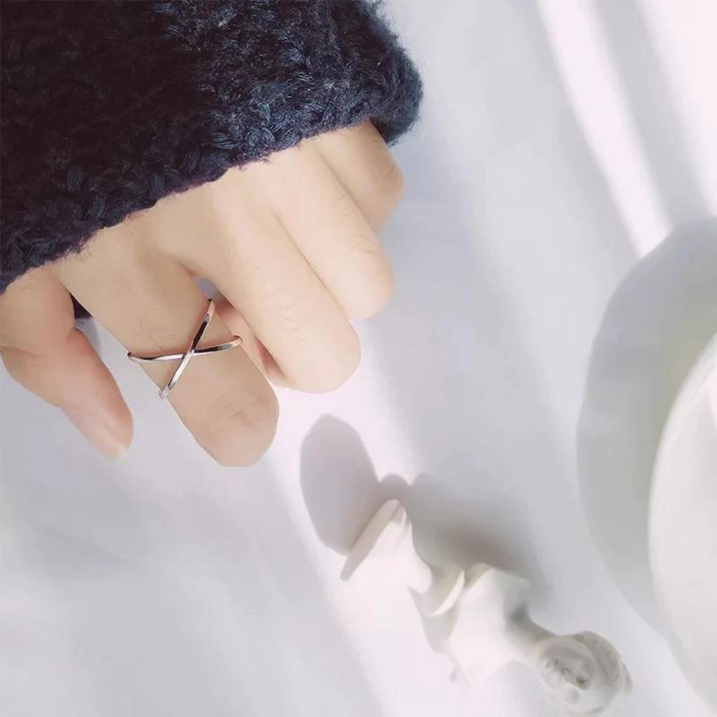 Carmiora - Silber Kreuz Ring