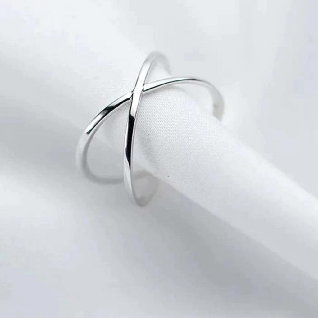 Carmiora - Silber Kreuz Ring