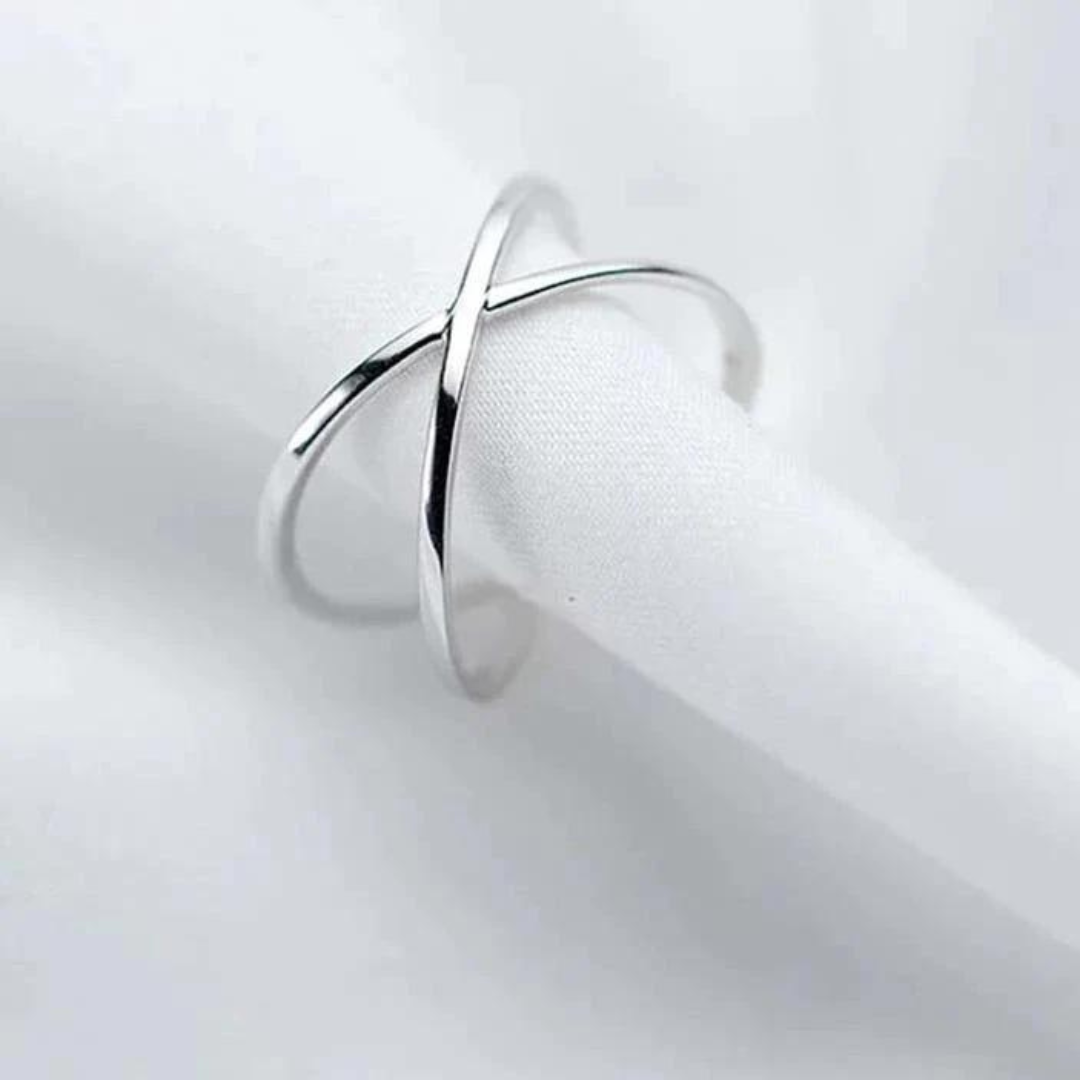 Carmiora - Silber Kreuz Ring