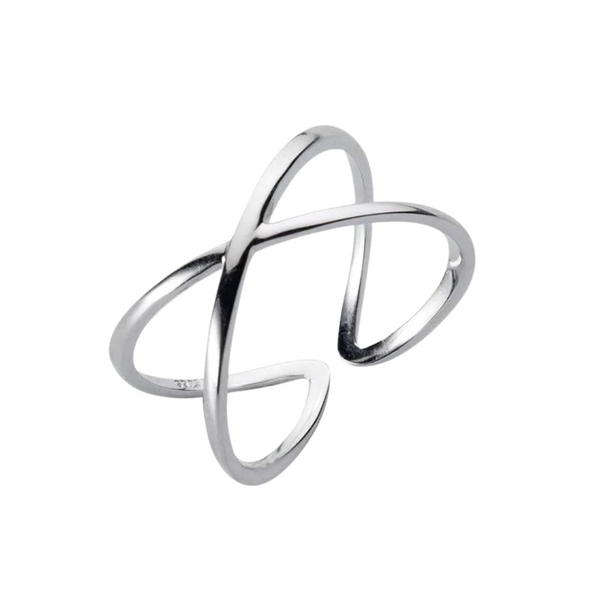 Chavri - Silber Kreuz Ring