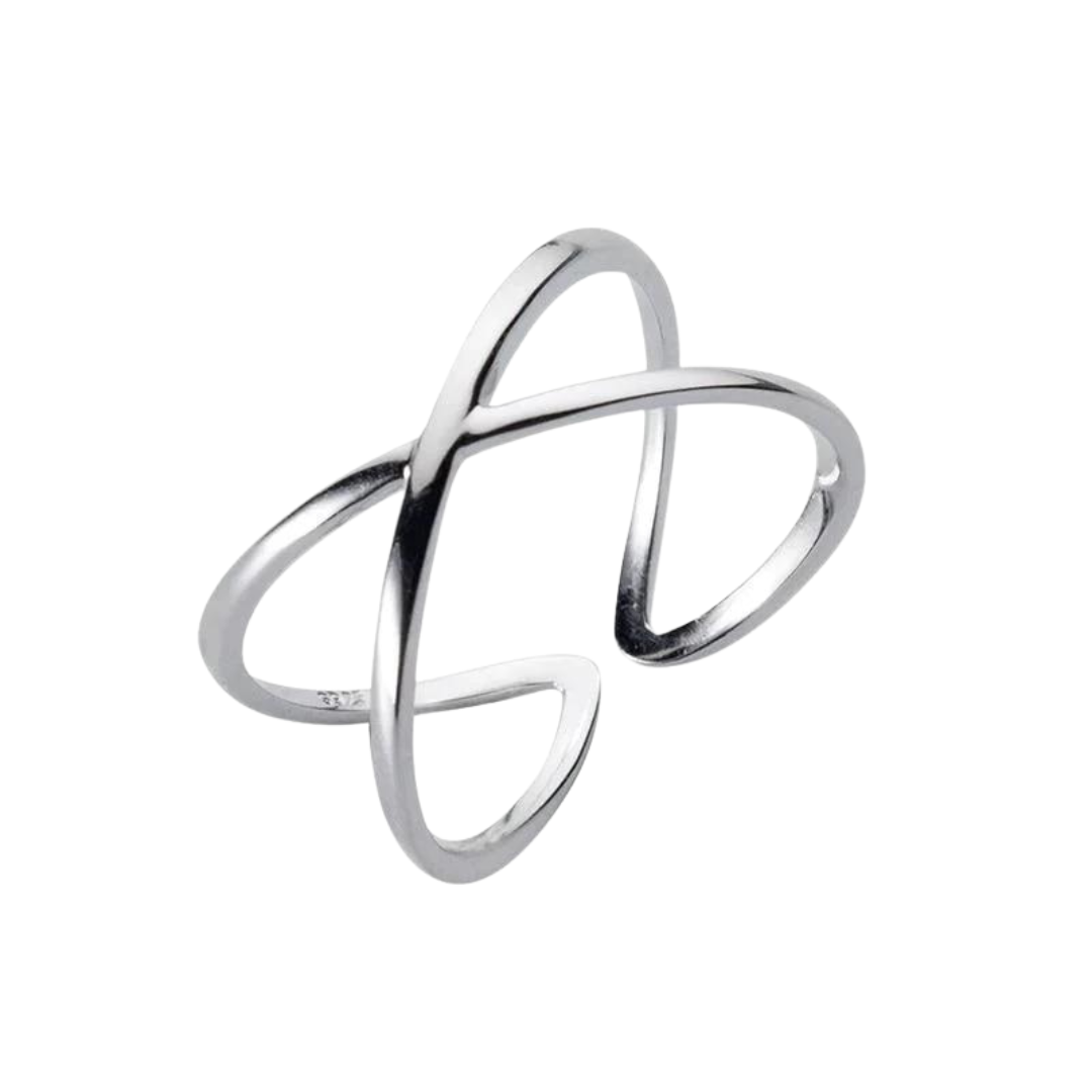 Carmiora - Silber Kreuz Ring