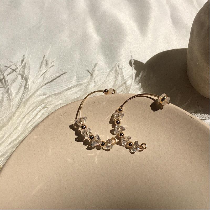 Creolen mit Kristallen