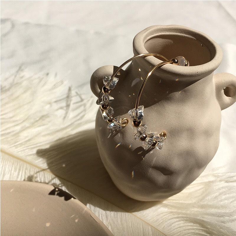 Creolen mit Kristallen