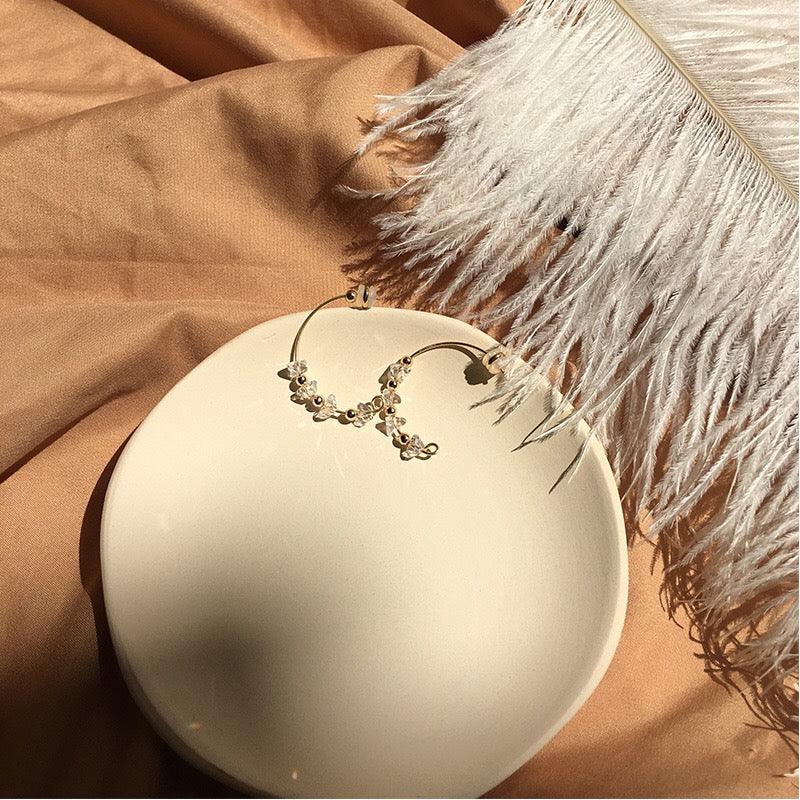 Creolen mit Kristallen