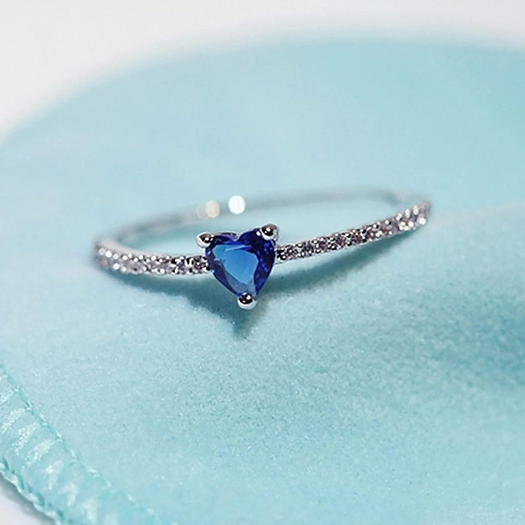 Chavri - Exquisiter Kristall Herz Ring