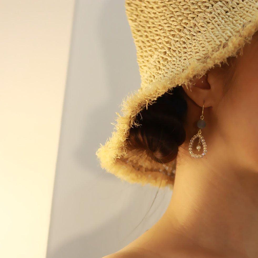 Tropfenohrringe aus Kristall