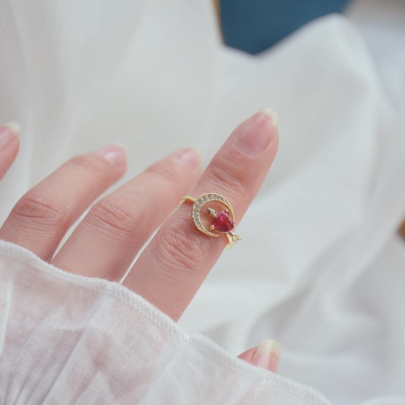 Amors Pfeil-Ring-Set