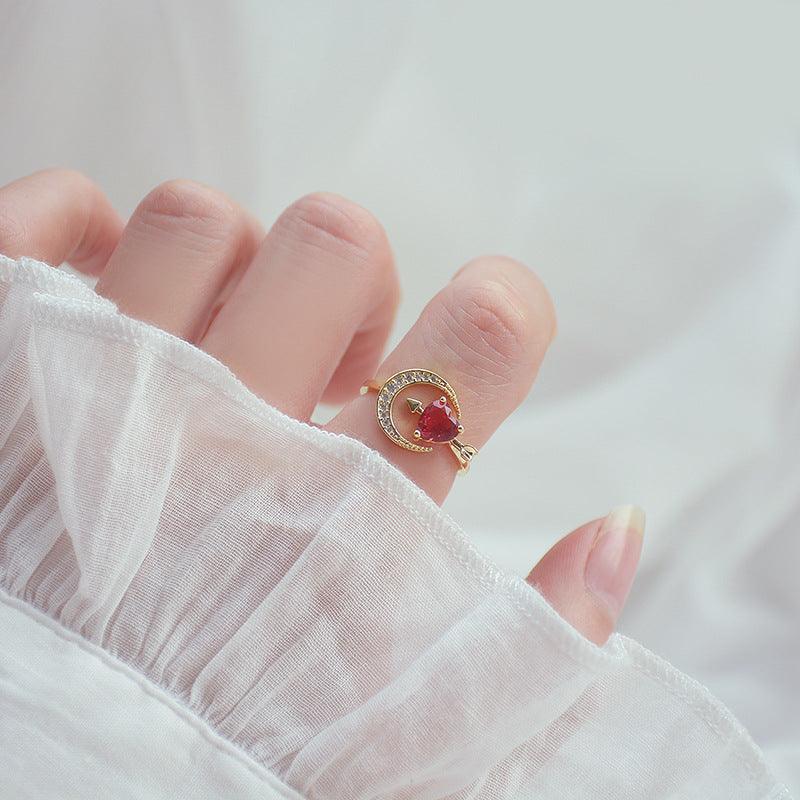 Amors Pfeil-Ring-Set