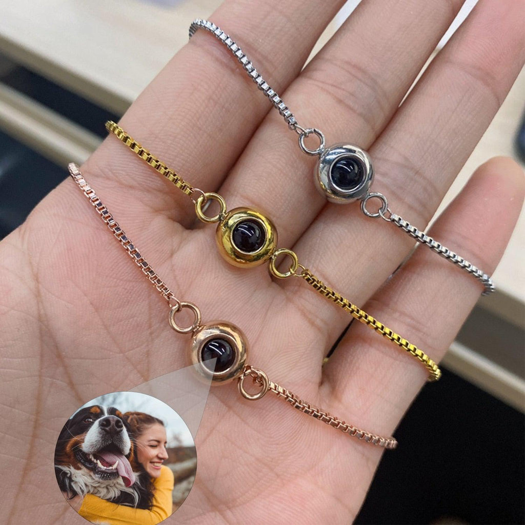 Individuelles kreisförmiges Fotoprojektionsarmband