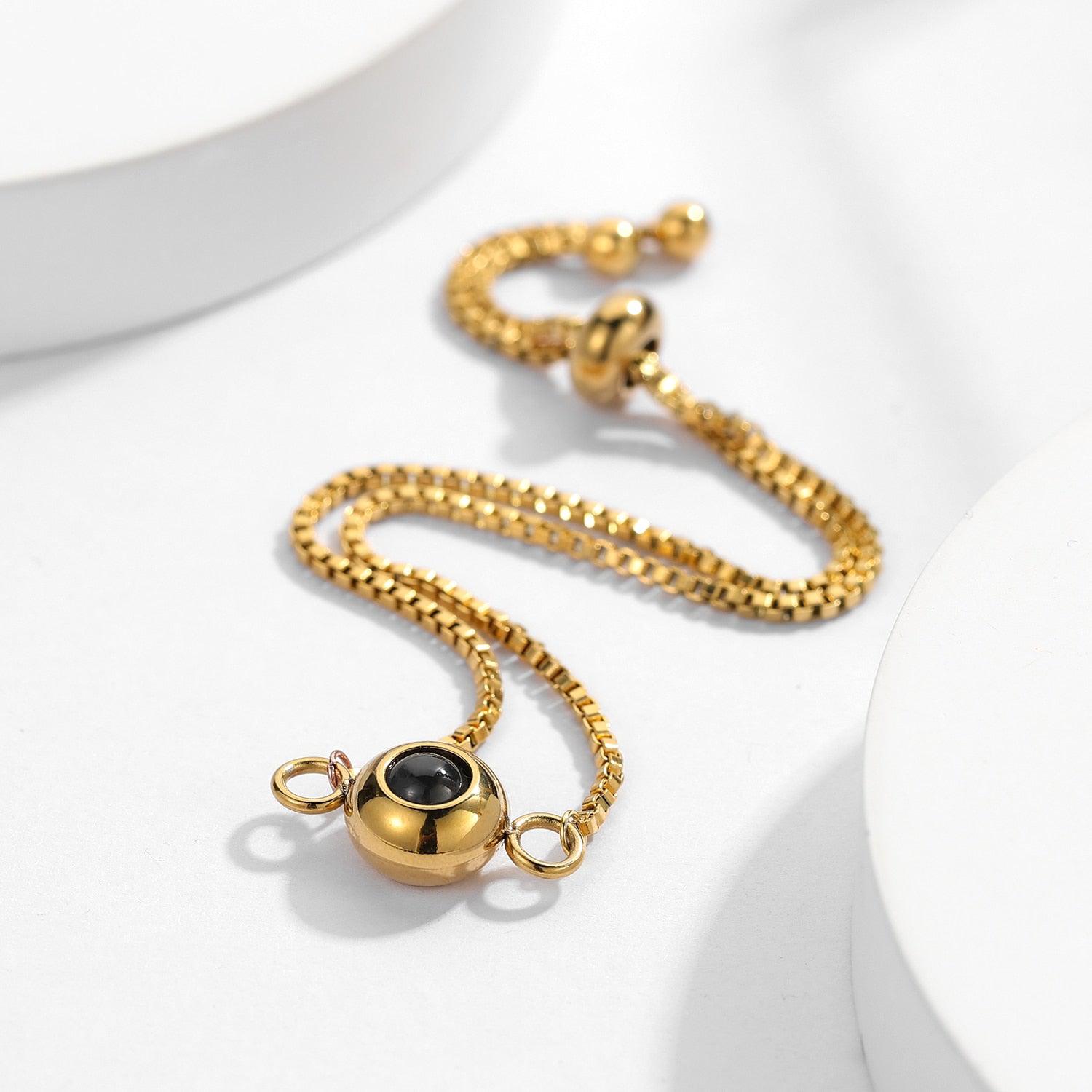 Individuelles kreisförmiges Fotoprojektionsarmband