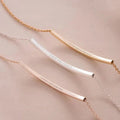 Individuelles Curve Charm Slider Armband