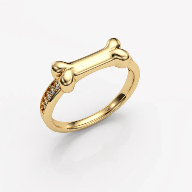 Personalisierter Hundenamensring