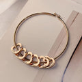 Benutzerdefinierte Namen Herz Charm Armband