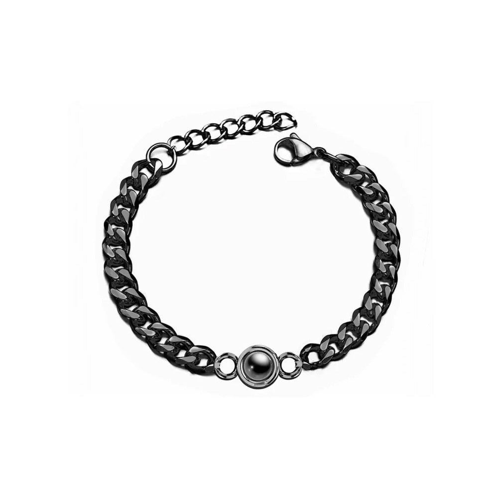 Benutzerdefiniertes kubanisches Armband mit Fotoprojektion