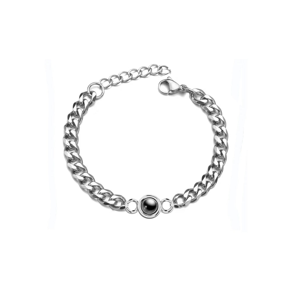 Benutzerdefiniertes kubanisches Armband mit Fotoprojektion