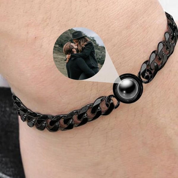 Benutzerdefiniertes kubanisches Armband mit Fotoprojektion