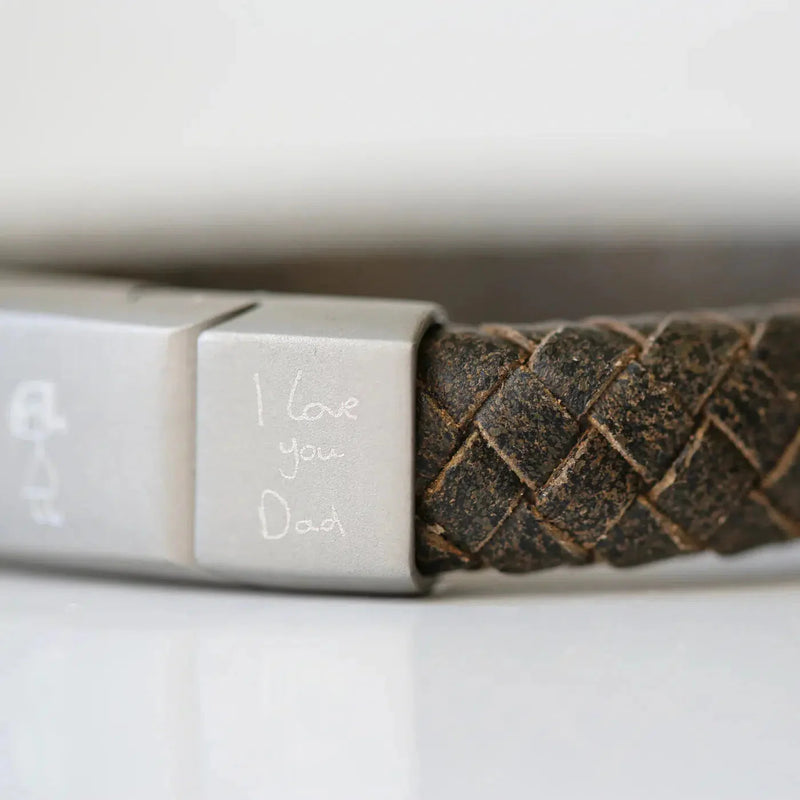 Personalisiertes rustikales Armband im antiken Stil
