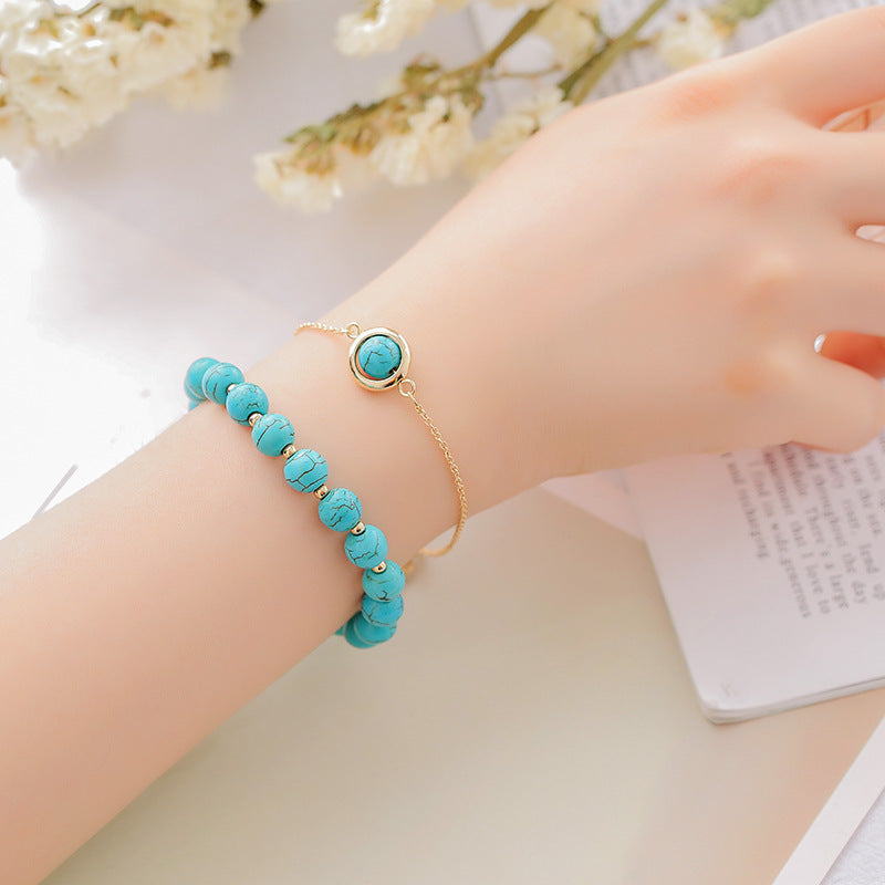 Carmiora Sun Stone Erdbeerquarz Kristall Positives Armband