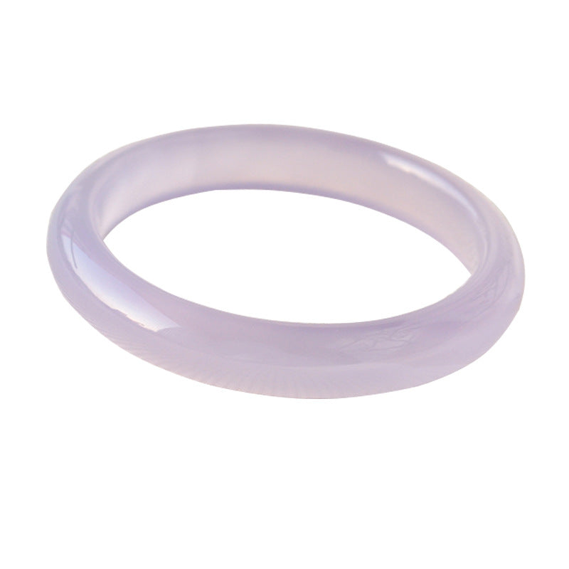 Carmiora Armband aus natürlicher lila Jade, beruhigender Schutz