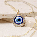 Carmiora Evil Eye Schutz hält böse Geister fern. Halsketten-Anhänger