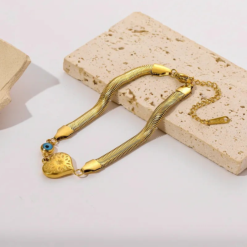 Carmiora - Kettenarmband aus Edelstahl