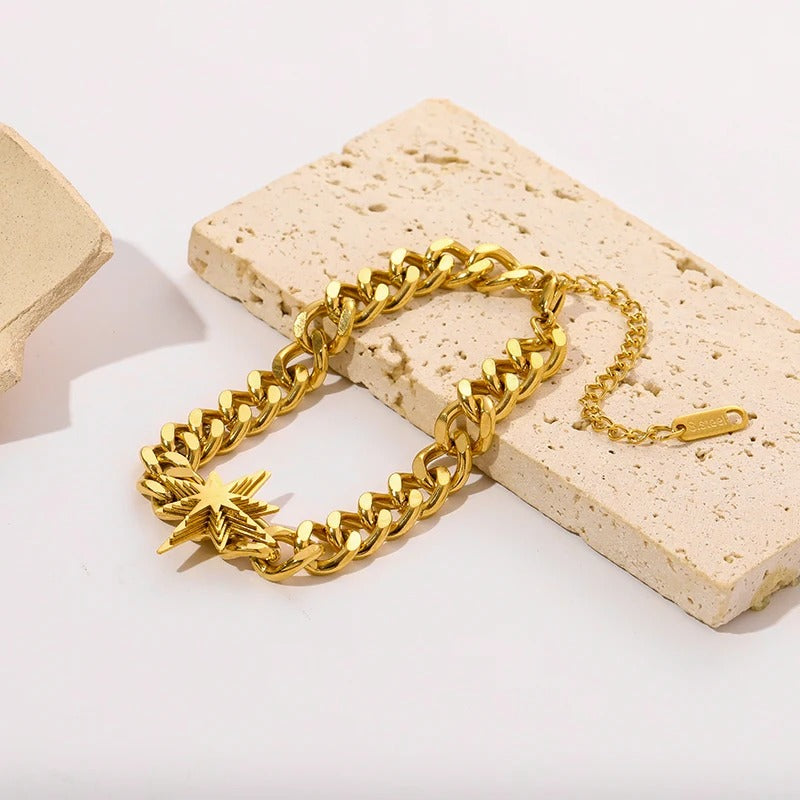 Carmiora - Kettenarmband aus Edelstahl