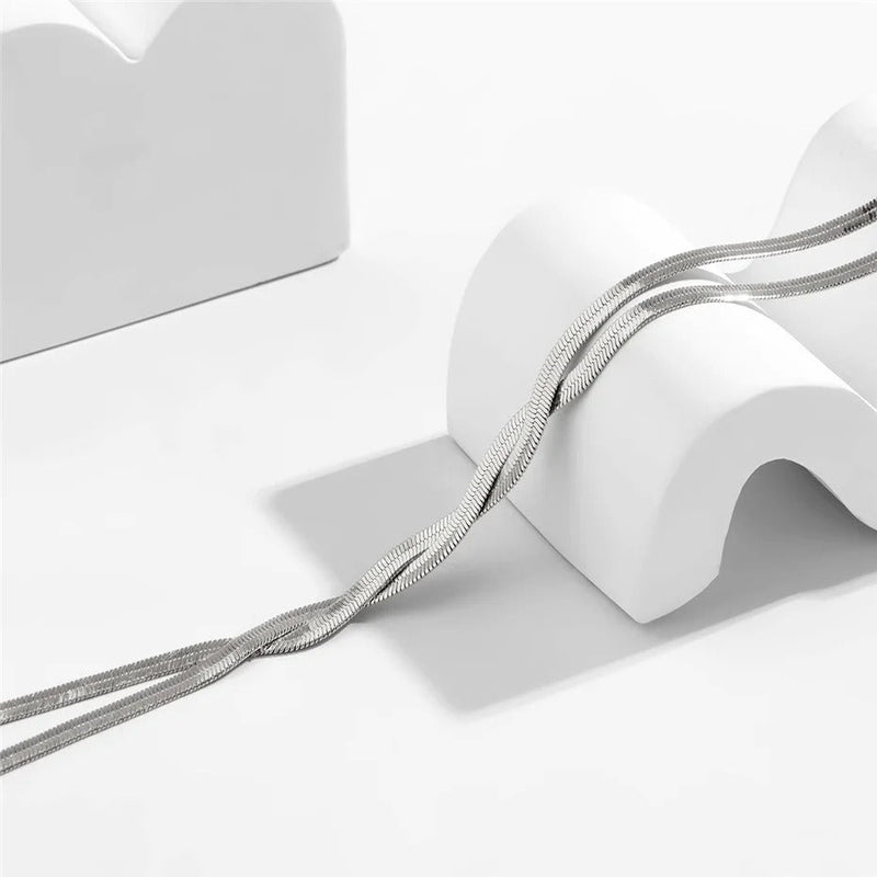 Chavri - Elegante Schlangenketten-Halskette