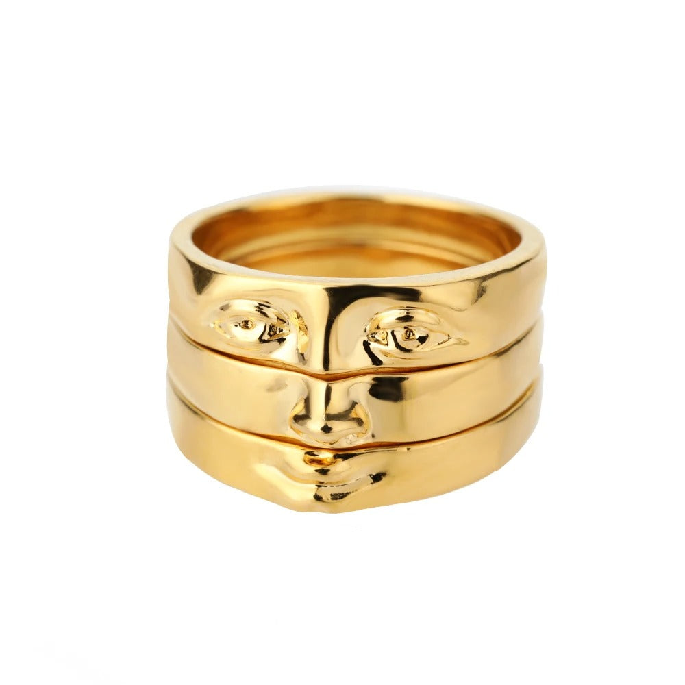 Carmiora - Gesicht Ring Sets