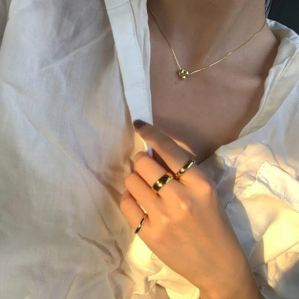 Carmiora - Bescheidene Schlagring-Ringe