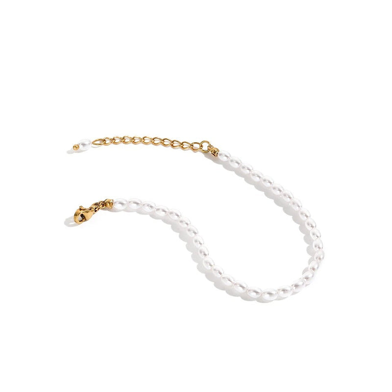 Chavri - Ovales Perlenarmband