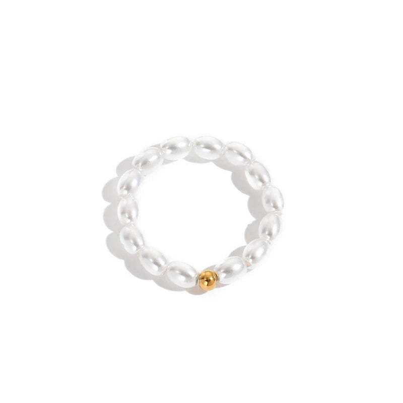 Carmiora - Perlenessenz Minimalistischer Ring