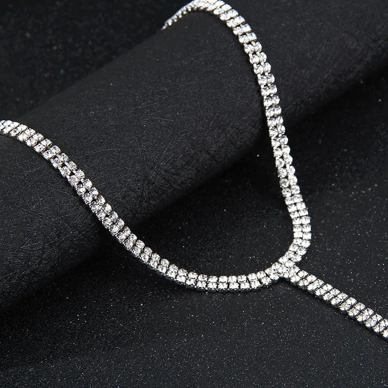 Carmiora - Luxuriöse Strass-Halskette